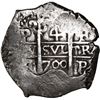 Image 1 : BOLIVIA, Potosí, cob 4 reales, 1700 F, ex-Ponte.