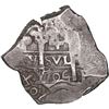 Image 1 : BOLIVIA, Potosí, cob 4 reales, 1704 Y, ex-Ponte.