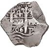 Image 1 : BOLIVIA, Potosí, cob 4 reales, 1706 Y, ex-Ponte.