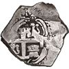 Image 2 : BOLIVIA, Potosí, cob 4 reales, 1706 Y, ex-Ponte.