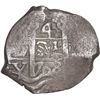 Image 1 : BOLIVIA, Potosí, cob 4 reales, 1708 Y, ex-Ponte.