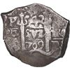 Image 1 : BOLIVIA, Potosí, cob 4 reales, 1709 Y, ex-Ponte.