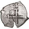 Image 2 : BOLIVIA, Potosí, cob 4 reales, 1712 Y, rare, ex-Ponte.