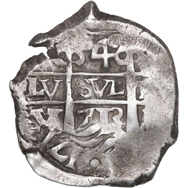 BOLIVIA, Potosí, cob 4 reales, 1713 Y, ex-Ponte.