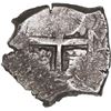 Image 2 : BOLIVIA, Potosí, cob 4 reales, 1722 Y.
