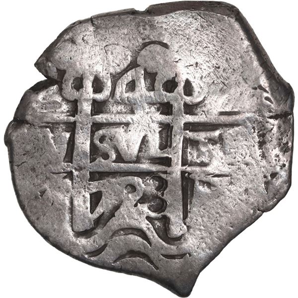 BOLIVIA, Potosí, cob 4 reales, 1723 Y, ex-Ponte.