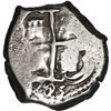 Image 2 : BOLIVIA, Potosí, cob 4 reales, 1725 Y, (Louis I), rare, ex-Ponte.