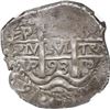 Image 1 : BOLIVIA, Potosí, cob 2 reales, 1693 VR, NGC MS 62.