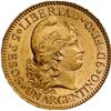 Image 1 : ARGENTINA, gold 5 pesos, 1889, NGC MS 61.