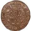 Image 1 : BELGIUM (Spanish Netherlands), Antwerp, bronze jeton, Charles II, 1666, NGC AU 58 BN, finest known i
