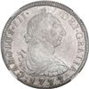 Image 1 : BOLIVIA, Potosí, bust 8 reales, Charles III, 1777 PR, NGC AU 58.