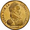 Image 1 : BOLIVIA, Potosí, gold 8 scudos, 1837 LM, NGC MS 62+.