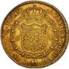 Image 2 : CHILE, Santiago, gold bust 8 escudos, Charles III, 1773 DA, NGC AU details / cleaned (Colección Val 
