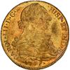 Image 1 : CHILE, Santiago, gold bust 8 escudos, Charles III, 1777 DA, NGC AU 58 (Colección Val y Mexía Label).