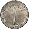 Image 2 : CHILE, Santiago, "volcano" peso, 1817 FJ, NGC XF 40.