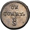 Image 2 : CHILE, Santiago, ¼ real, 1833, NGC MS 63 (Colección Val y Mexía Label).