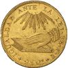 Image 1 : CHILE, Santiago, gold 8 escudos, 1838 IJ, NGC AU details / obv cleaned.