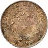 Image 2 : CHILE, Santiago, 1 peso, 1858, NGC AU 55.