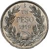 Image 2 : CHILE, Santiago, 1 peso, 1910, NGC MS 66 (Colección Val y Mexía Label), "top pop."