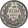 Image 2 : CHILE, Santiago, 1 peso, 1925, medallic axis, NGC MS 66 (Colección Val y Mexía Label), "top pop."