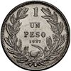 Image 2 : CHILE, Santiago, 1 peso, 1927, thin 1, NGC MS 67 (Colección Val y Mexía Label), finest known in NGC