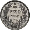 Image 2 : CHILE, Santiago, 1 peso, 1932, NGC MS 67 (Colección Val y Mexía Label), "top pop."