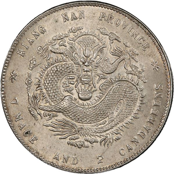 CHINA, Kiangnan, Nanking mint, dollar, Kuang-hsü, (1900), straight ping and large "tze" variety, [x=