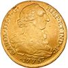 Image 1 : COLOMBIA, Bogotá, gold bust 8 escudos, Charles III, 1775 JJ/VJ, ex-JEAS.