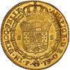 Image 2 : COLOMBIA, Popayán, gold bust 8 escudos, Charles IV, 1808 JF, NGC AU 58.