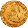 Image 1 : COLOMBIA, Popayán, gold bust 2 escudos, Charles III (bust of Ferdinand VI), 1762 J, ex-JEAS.