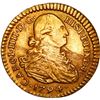 Image 1 : COLOMBIA, Popayán, gold bust 1 escudo, Charles IV, 1794/3 JF, ex-JEAS.