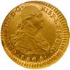 Image 1 : COLOMBIA, Popayán, gold bust 1 escudo, Charles IV, 1805 JF, NGC MS 62, finest known in NGC census.