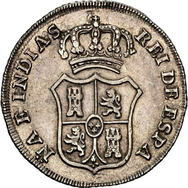 COLOMBIA, 2 reales-sized proclamation medal, Ferdinand VII, 1808, Nuevo Reino de Granada (Bogotá), p