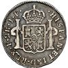 Image 2 : COLOMBIA, Popayán, bust 2 reales, Ferdinand VII (bust of Charles IV), 1814/3 J•F, NGC F 15,