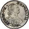 Image 1 : COLOMBIA, Popayán, bust 2 reales, Ferdinand VII (bust of Charles IV), 1819 M•F, NGC AU deta
