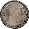 Image 2 : COLOMBIA, Pasto, bust 2 reales, Ferdinand VII (bust of Charles IV), 1822 O, • • be