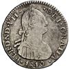 Image 1 : COLOMBIA, Bogotá, bust 1 real, Ferdinand VII (bust of Charles IV), 1810 J•J, rare, NGC F 12