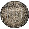 Image 2 : COLOMBIA, Bogotá, bust 1 real, Ferdinand VII (bust of Charles IV), 1816 F•J, NGC AU 53, fin