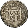 Image 2 : COLOMBIA, Bogotá, bust ½ real, Charles III, 1773 VJ, mintmark N•R, no • between V 