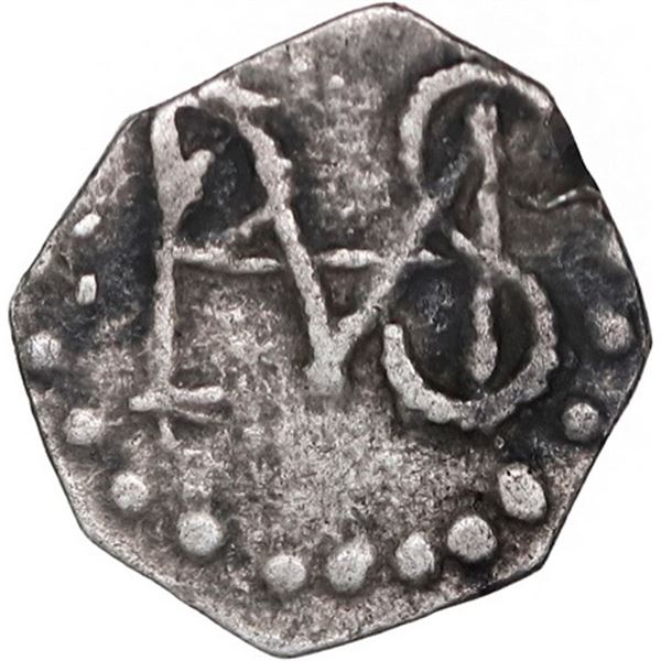COLOMBIA, Cartagena, "imitation cob" ½ real, no date (ca. 1815), rare.