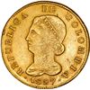Image 1 : COLOMBIA, Bogotá, gold 8 escudos, 1827 RR, rare, ex-JEAS.