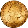Image 1 : COLOMBIA, Popayán, gold 8 escudos, 1828 FM, rare, ex-JEAS.