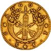Image 2 : COLOMBIA, Bogotá, gold 2 escudos, 1824 JF, rare, ex-JEAS.