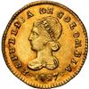Image 1 : COLOMBIA, Popayán, gold 1 escudo, 1827 RU/FM, NGC MS 62, finest known in NGC census, ex-JEAS.