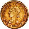Image 1 : COLOMBIA, Popayán, gold 1 escudo, 1832 RU, ex-JEAS.
