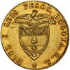 Image 2 : COLOMBIA, Bogotá, gold 16 pesos, 1837 RS, NGC MS 63, finest known in NGC census, ex-JEAS.