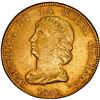 Image 1 : COLOMBIA, Bogotá, gold 16 pesos, 1839/8 RS, ex-JEAS.