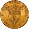 Image 2 : COLOMBIA, Bogotá, gold 16 pesos, 1847 RS, ex-JEAS.