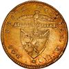 Image 2 : COLOMBIA, Popayán, gold 2 pesos, 1838 RU, ex-JEAS.