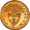 Image 2 : COLOMBIA, Popayán, gold 2 pesos, 1843 UM, ex-JEAS.